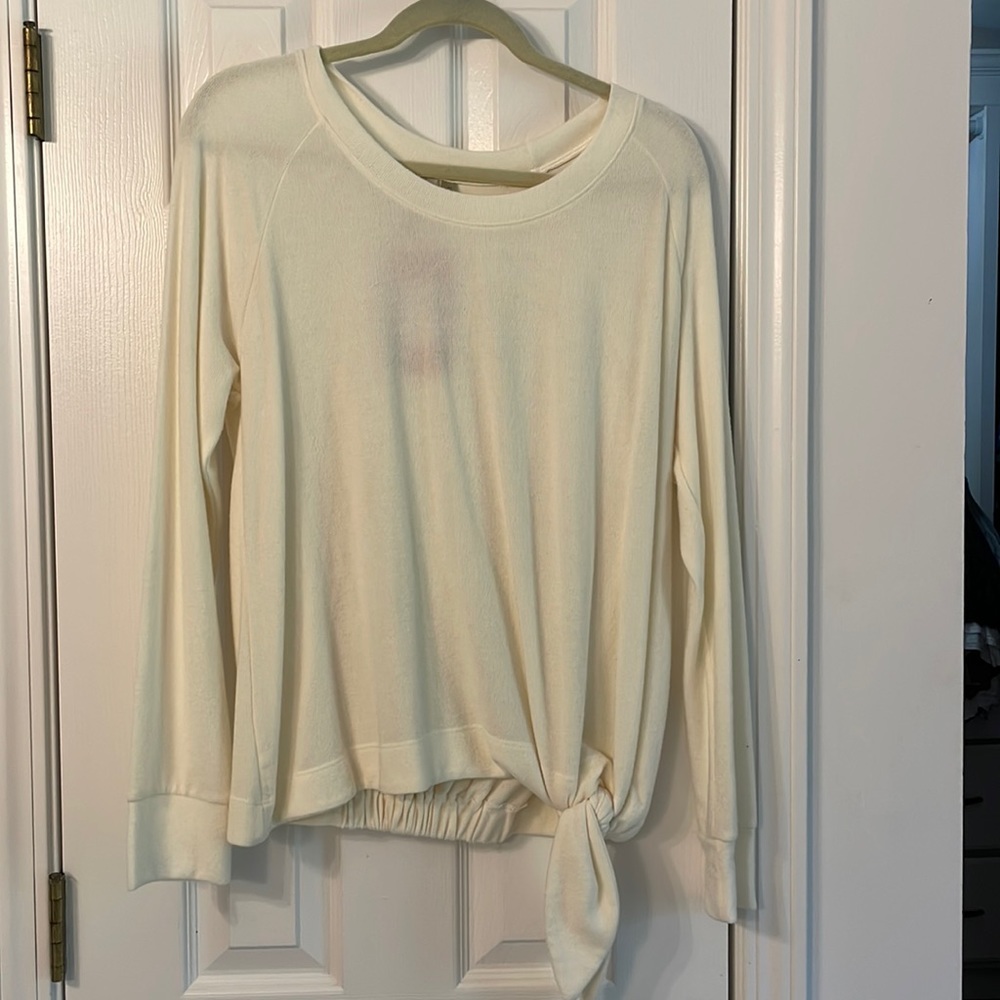 NWT Alison joy Cream Top